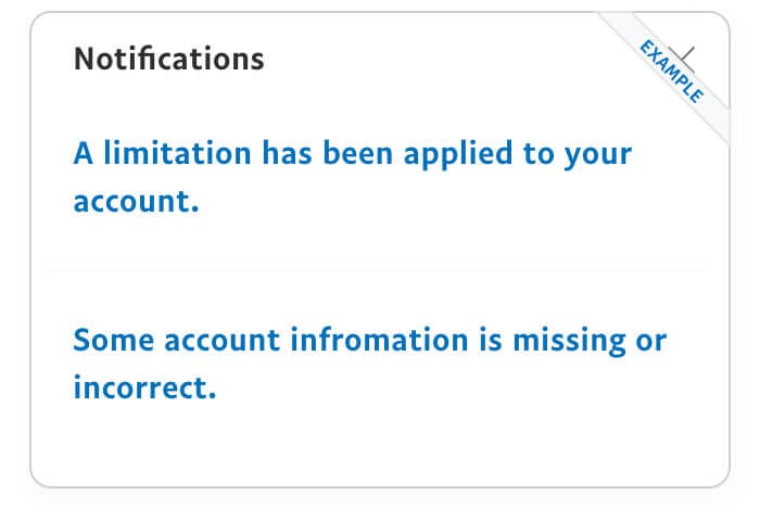 Notifications image example